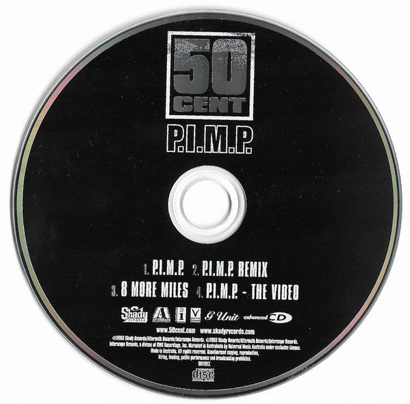 50 Cent : P.I.M.P. (CD, Single, Enh)