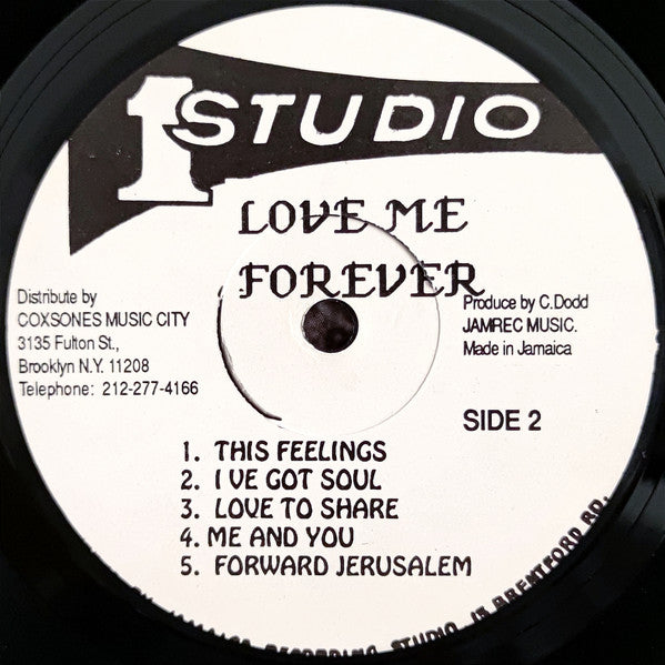 Carlton And The Shoes : Love Me Forever (LP, Album, RP)