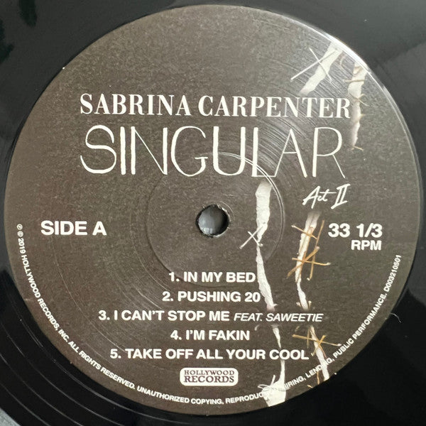 Sabrina Carpenter : Singular Act II (LP, Album, RE)
