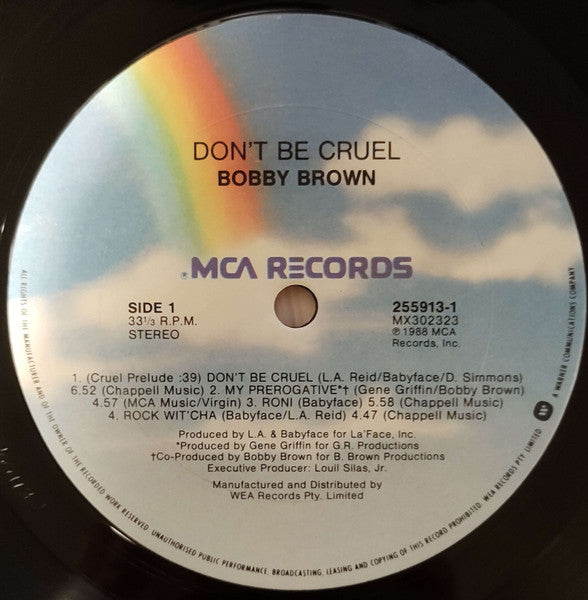 Bobby Brown : Don't Be Cruel (LP, Album)