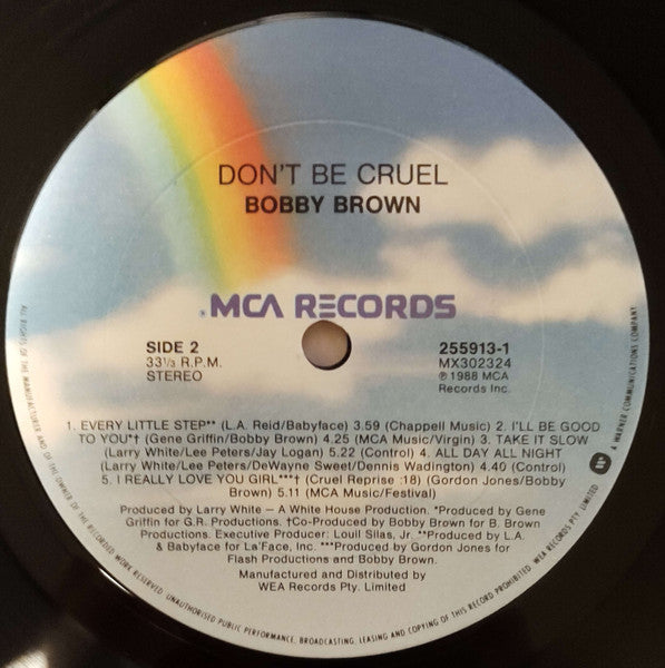 Bobby Brown : Don't Be Cruel (LP, Album)
