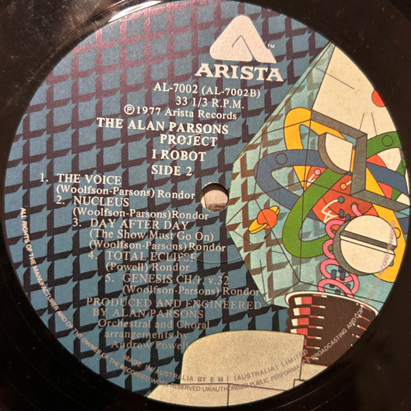 The Alan Parsons Project : I Robot (LP, Album, Gat)