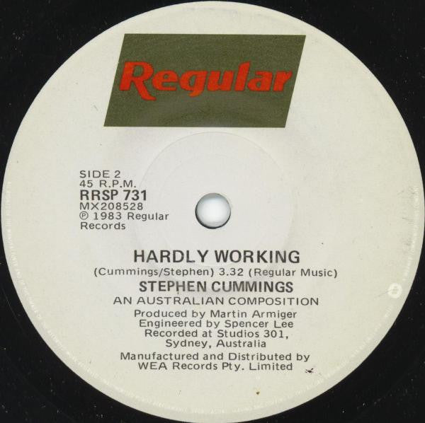 Stephen Cummings : Backstabbers (7", Single)