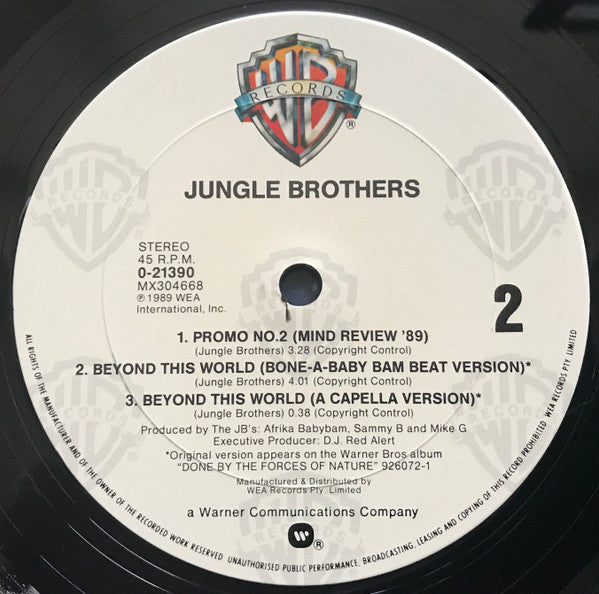 Jungle Brothers : Beyond This World (12", Maxi)