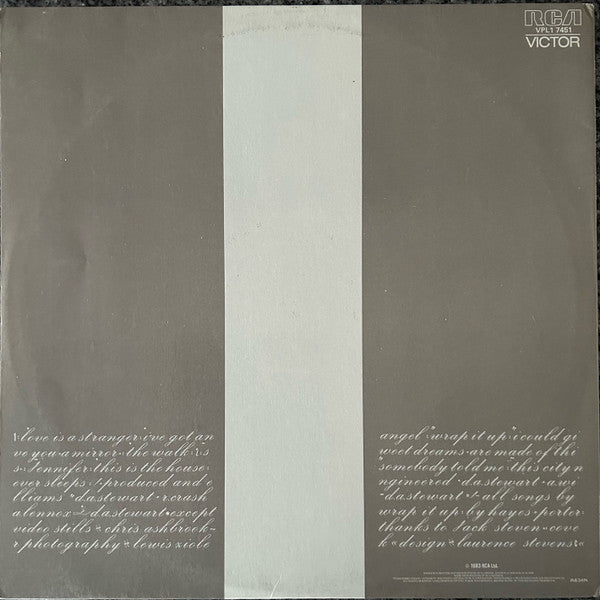 Eurythmics : Sweet Dreams (Are Made Of This) (LP, Album, Gat)