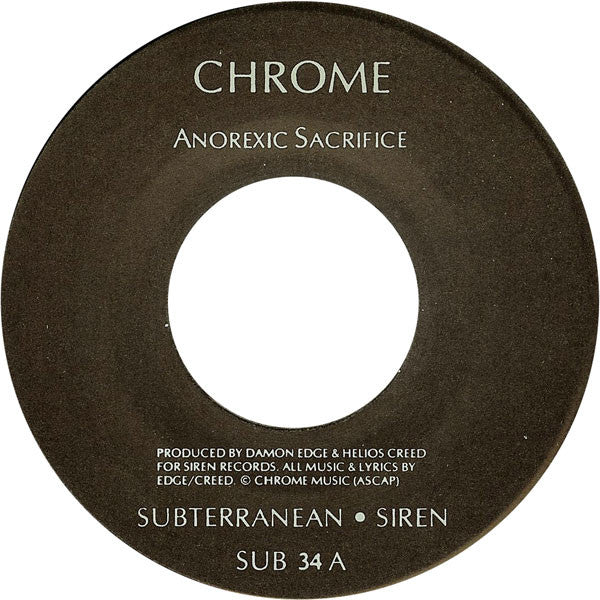 Chrome (8) : Anorexic Sacrifice (7")