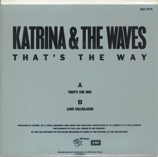 Katrina And The Waves : That's The Way (7")