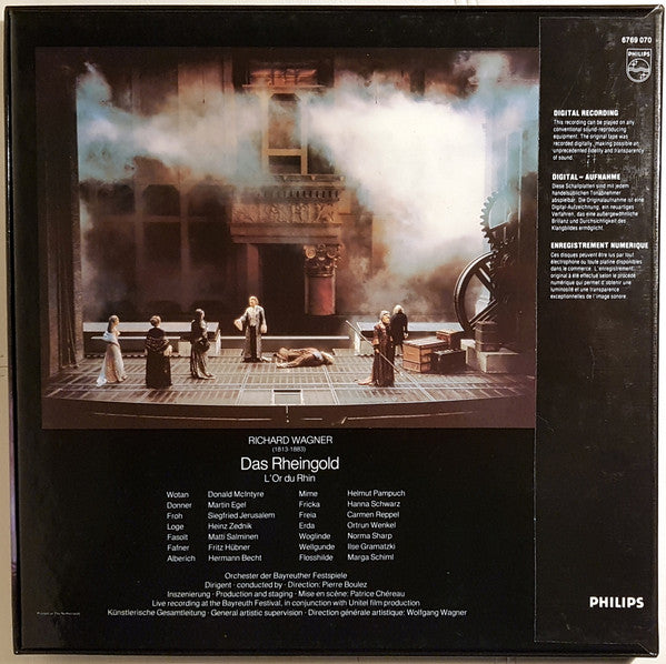 Richard Wagner - Orchester der Bayreuther Festspiele, Pierre Boulez : Das Rheingold (3xLP + Box)