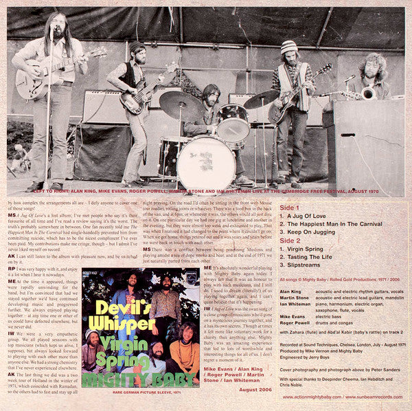 Mighty Baby : A Jug Of Love (LP, Album, RE, Gat)