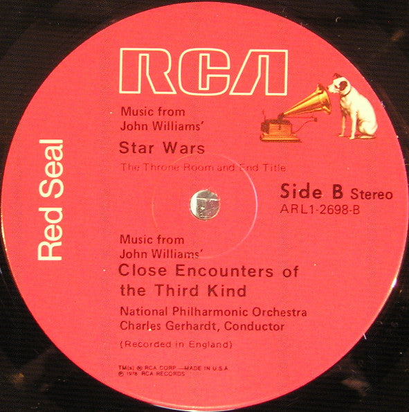 Charles Gerhardt / National Philharmonic Orchestra : Music From John Williams' Close Encounters Of The Third Kind / Star Wars (LP, Album)