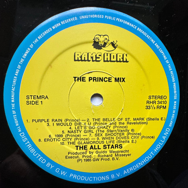 The All Stars : The Prince Mix (12", S/Sided)