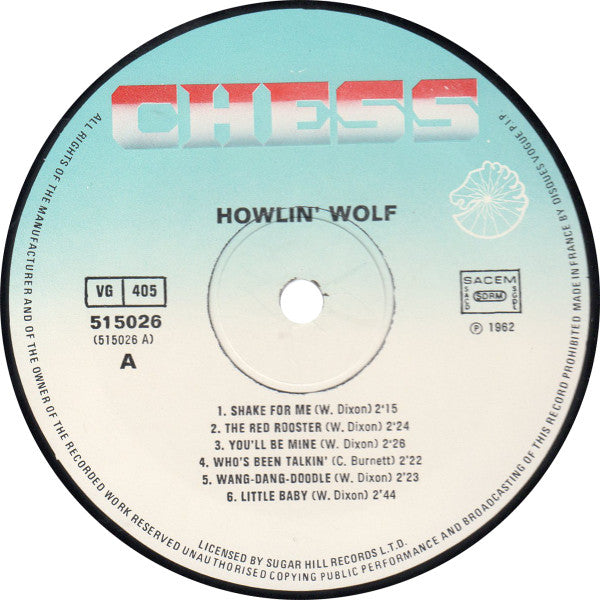 Howlin' Wolf : Howlin' Wolf (LP, Album, RE)