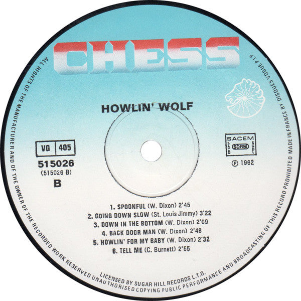 Howlin' Wolf : Howlin' Wolf (LP, Album, RE)