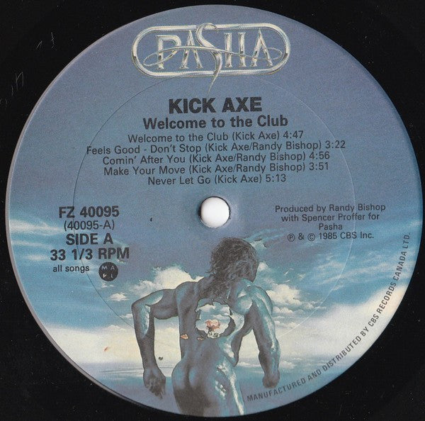 Kick Axe : Welcome To The Club (LP, Album)