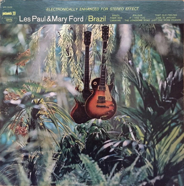 Les Paul &amp; Mary Ford : Brazil (The Wild Guitars Of Les Paul &amp; Mary Ford) (LP, Comp)