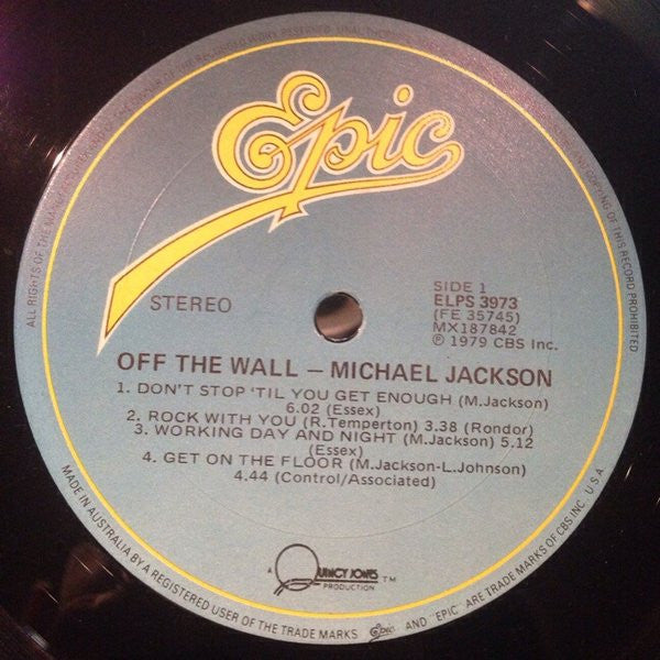 Michael Jackson : Off The Wall (LP, Album, Gat)