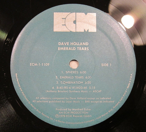 Dave Holland : Emerald Tears (LP, Album)