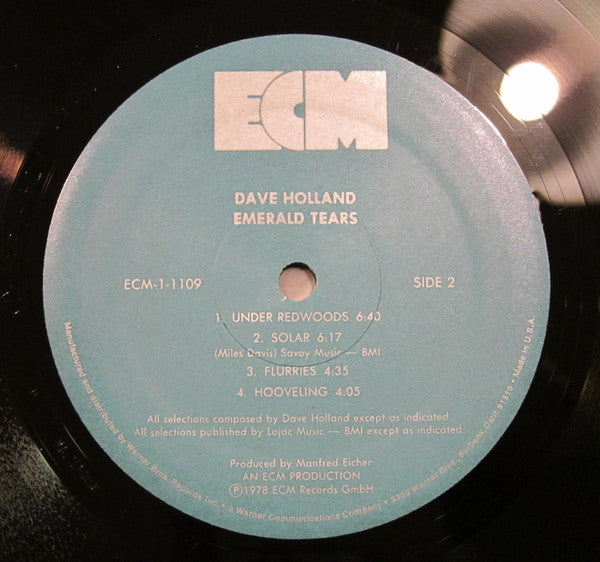 Dave Holland : Emerald Tears (LP, Album)