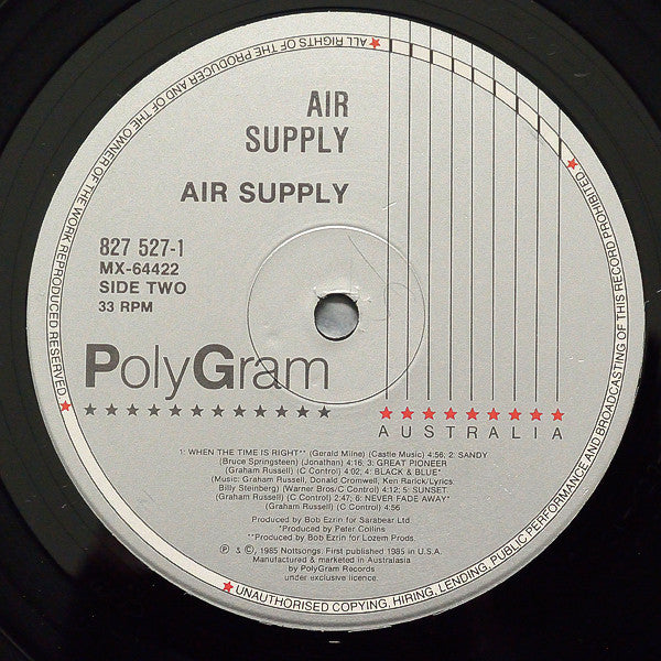 Air Supply : Air Supply (LP, Album)