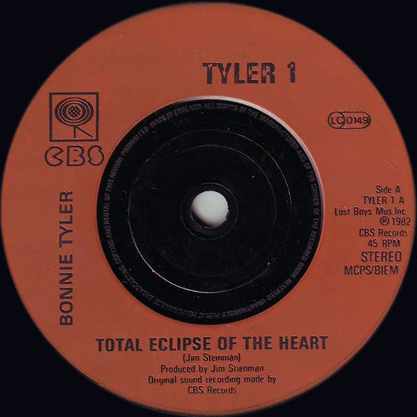 Bonnie Tyler : Total Eclipse Of The Heart (7", Single, Ora)
