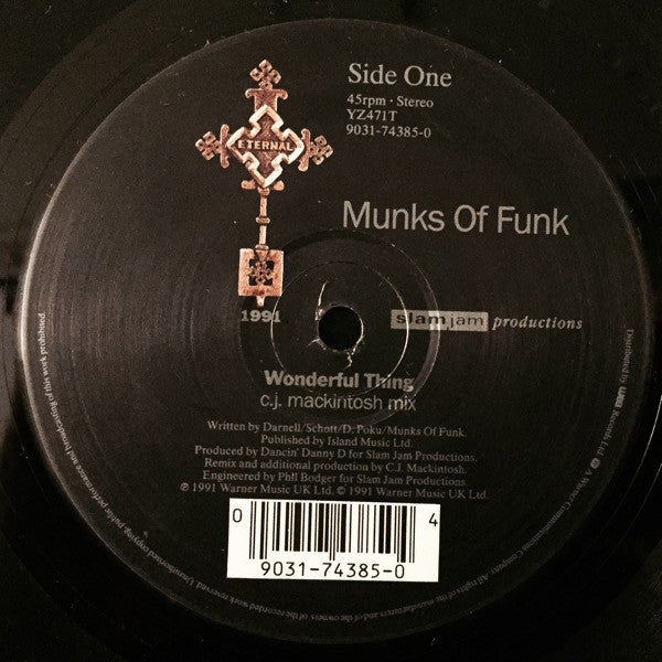 Munks Of Funk : Wonderful Thing (12")