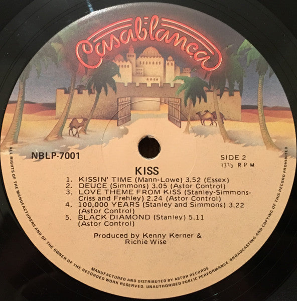 Kiss : Kiss (LP, Album, RP)