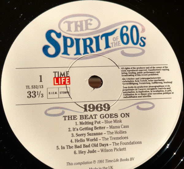 Various : The Spirit Of The 60s: 1969 The Beat Goes On (2xLP, Comp)