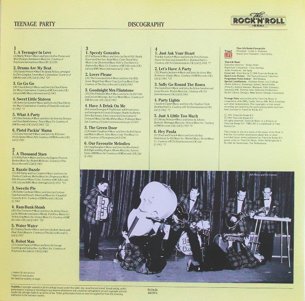 Various : Teenage Party (2xLP, Comp)