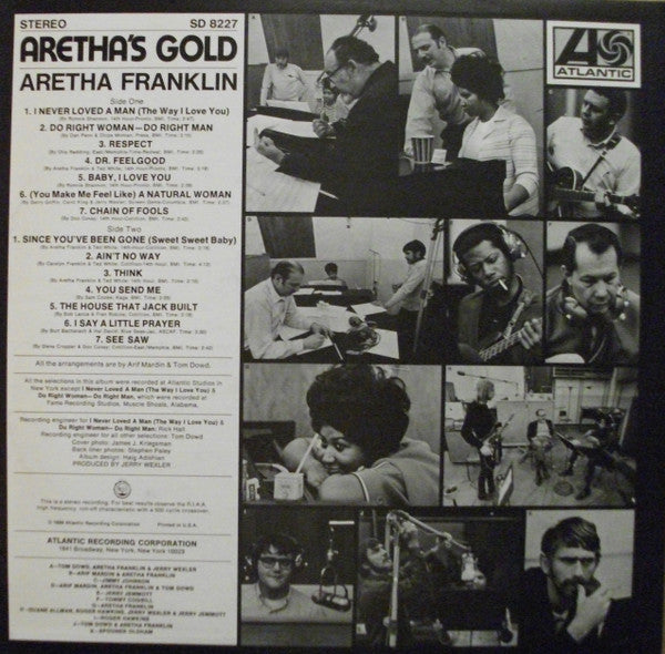 Aretha Franklin : Aretha's Gold (LP, Album, Comp, MO )