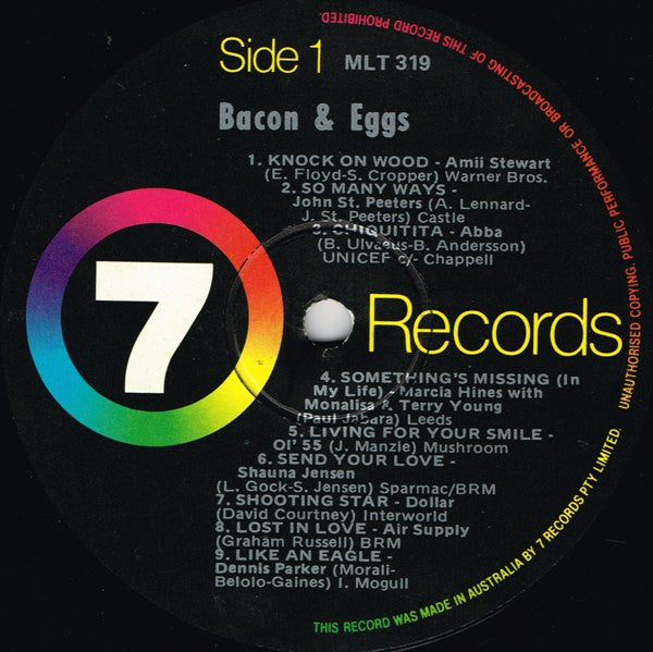 Various : Bacon & Eggs (LP, Comp)