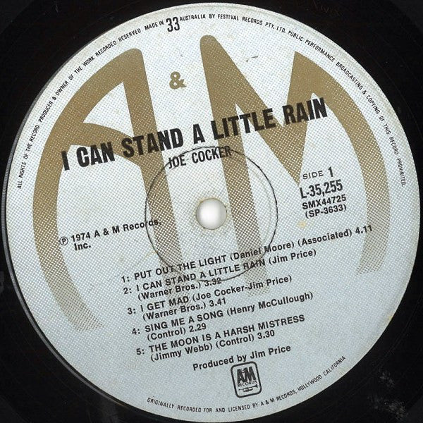 Joe Cocker : I Can Stand A Little Rain (LP, Album)