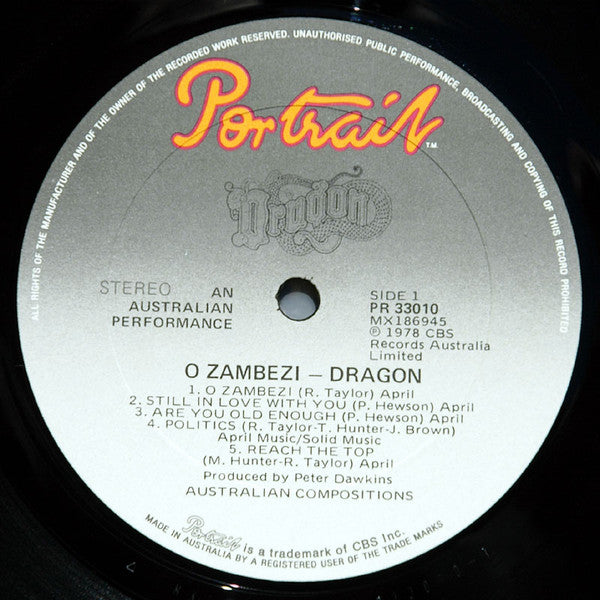 Dragon (5) : O Zambezi (LP, Album)