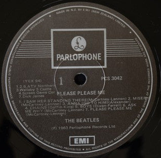 The Beatles : Please Please Me (LP, Album, RE)