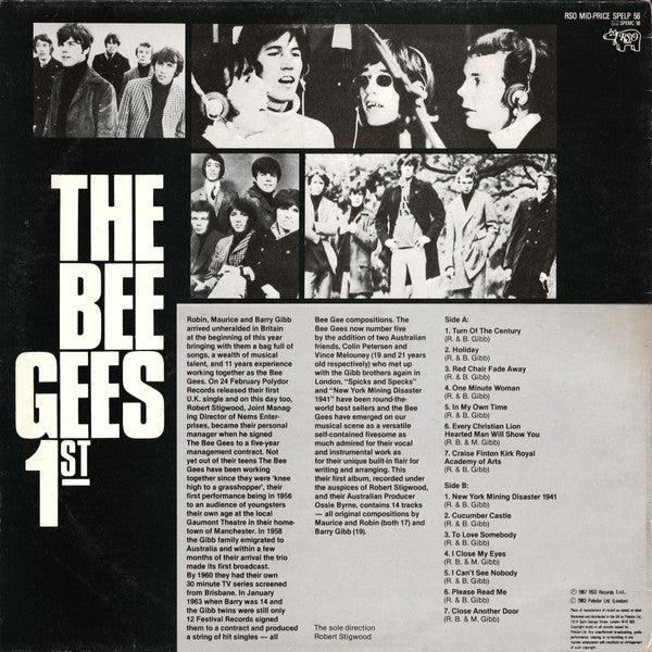 Bee Gees : Bee Gees' 1st (LP, Album, RE)