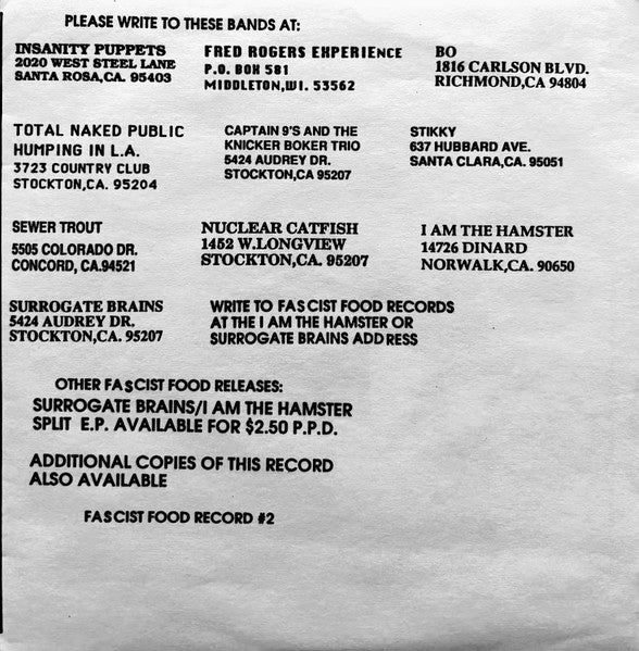 Various : We've Got Your Shorts (7", Num)