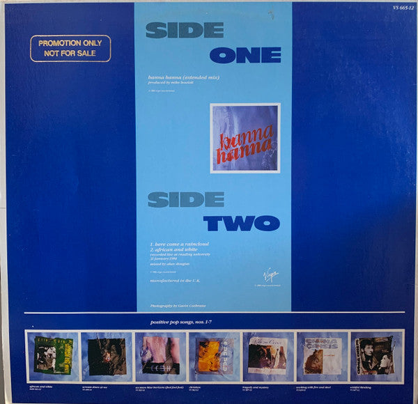 China Crisis : Hanna Hanna (Extended Mix) (12", Promo)