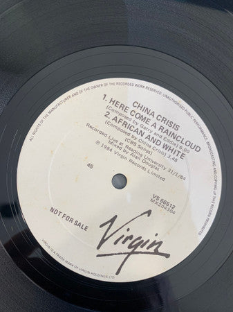 China Crisis : Hanna Hanna (Extended Mix) (12", Promo)