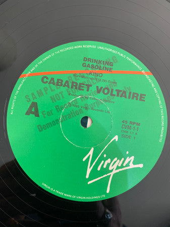 Cabaret Voltaire : Drinking Gasoline (2x12", Promo, Gat)