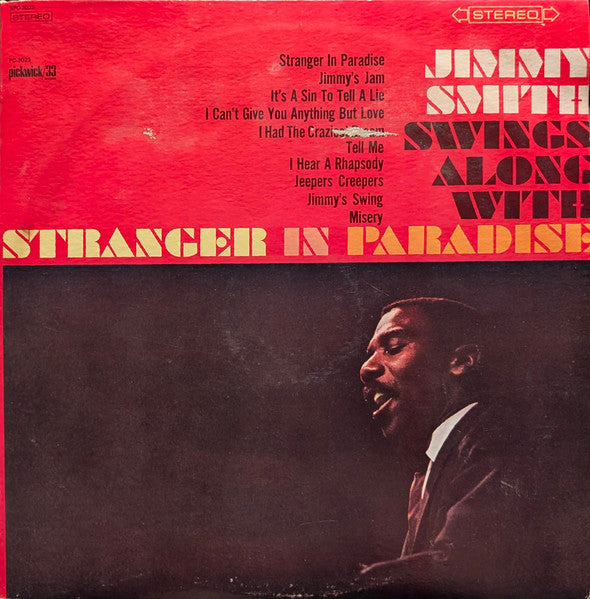 Jimmy Smith : Swings Along With Stranger In Paradise (LP, Album)