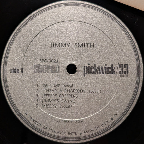 Jimmy Smith : Swings Along With Stranger In Paradise (LP, Album)