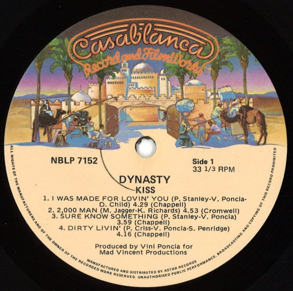 Kiss : Dynasty (LP, Album)