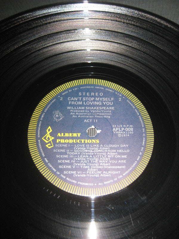 William Shakespeare (2) : Can't Stop Myself From Loving You (LP, Album)