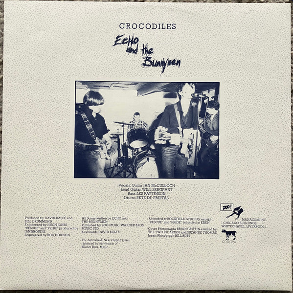 Echo & The Bunnymen : Crocodiles (LP, Album)