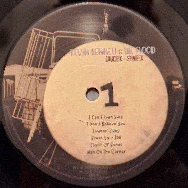 Kevin Bennett (2), The Flood (7) : Crucifix & Spinifex (12", Album, Gat)