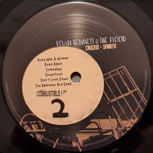 Kevin Bennett (2), The Flood (7) : Crucifix & Spinifex (12", Album, Gat)