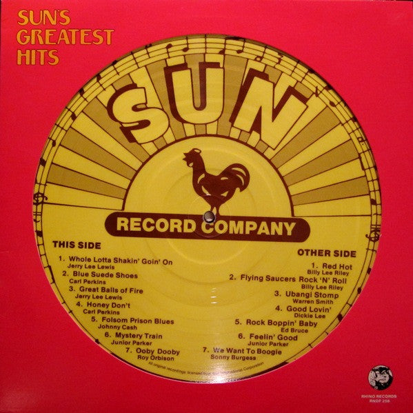 Various : Sun&#39;s Greatest Hits (LP, Comp, Pic)