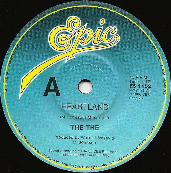 The The : Heartland (7&quot;, Single)