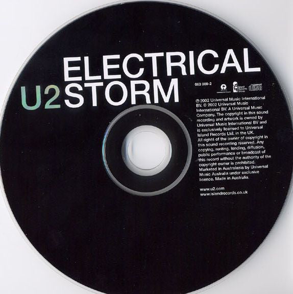 U2 : Electrical Storm (CD, Single)