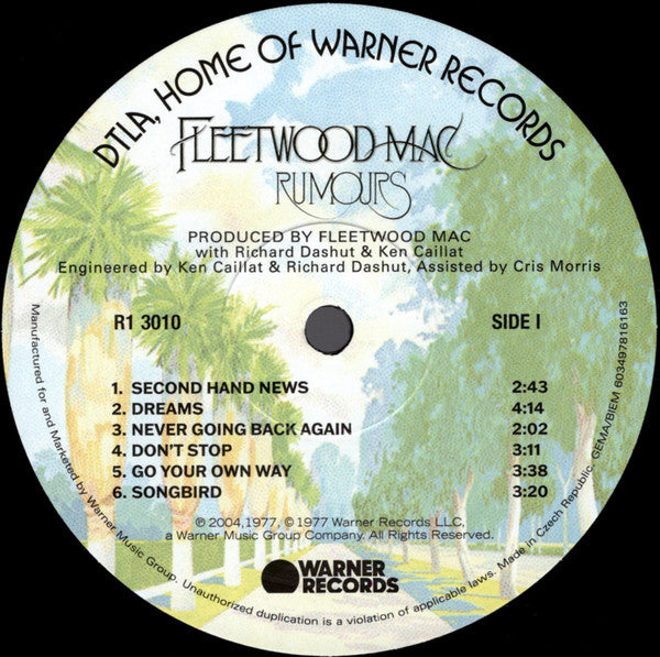Fleetwood Mac : Rumours (LP, Album, RE)