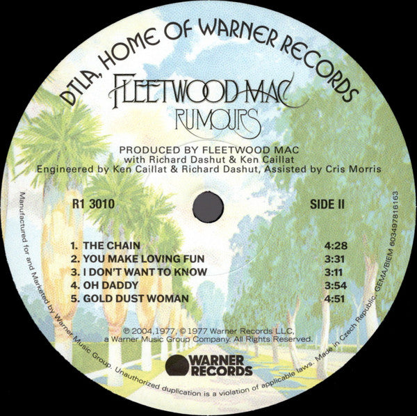Fleetwood Mac : Rumours (LP, Album, RE)